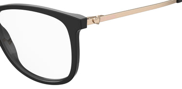 Premium Women Moschino Love Model Eyeglasses: MOL589 - Black- SpecSMART Eye Clinic (Zoom View)